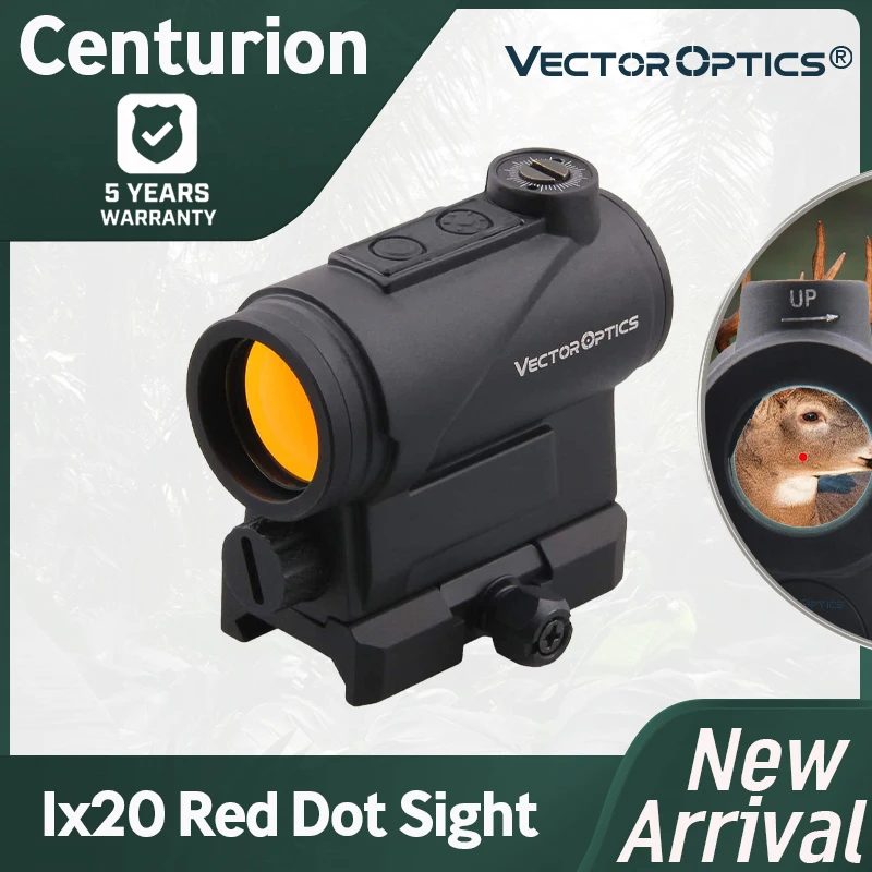Векторная оптика Centurion 1x20 Red Dot Sight 3 MOA Reflex тактический прицел с планкой Вивера