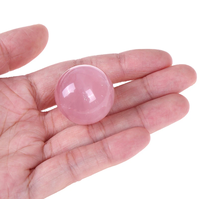1 шт. натуральный хрустальный камень розовый кварц сфера Хрустальный исцеляющий