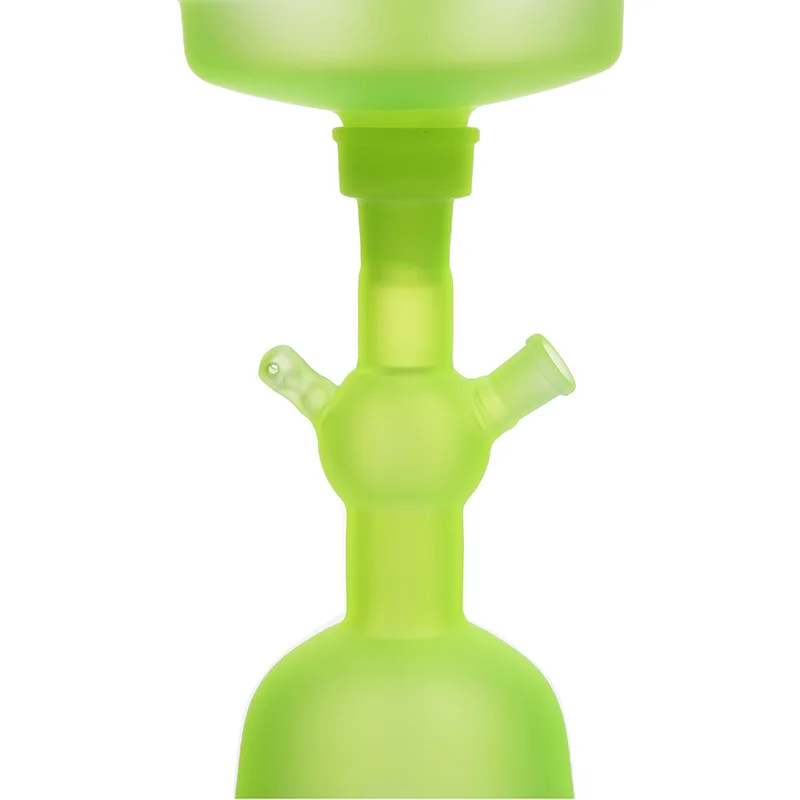 Зеленый цвет Led стеклянный кальян наргиле для Al Fakher с водонепроницаемой