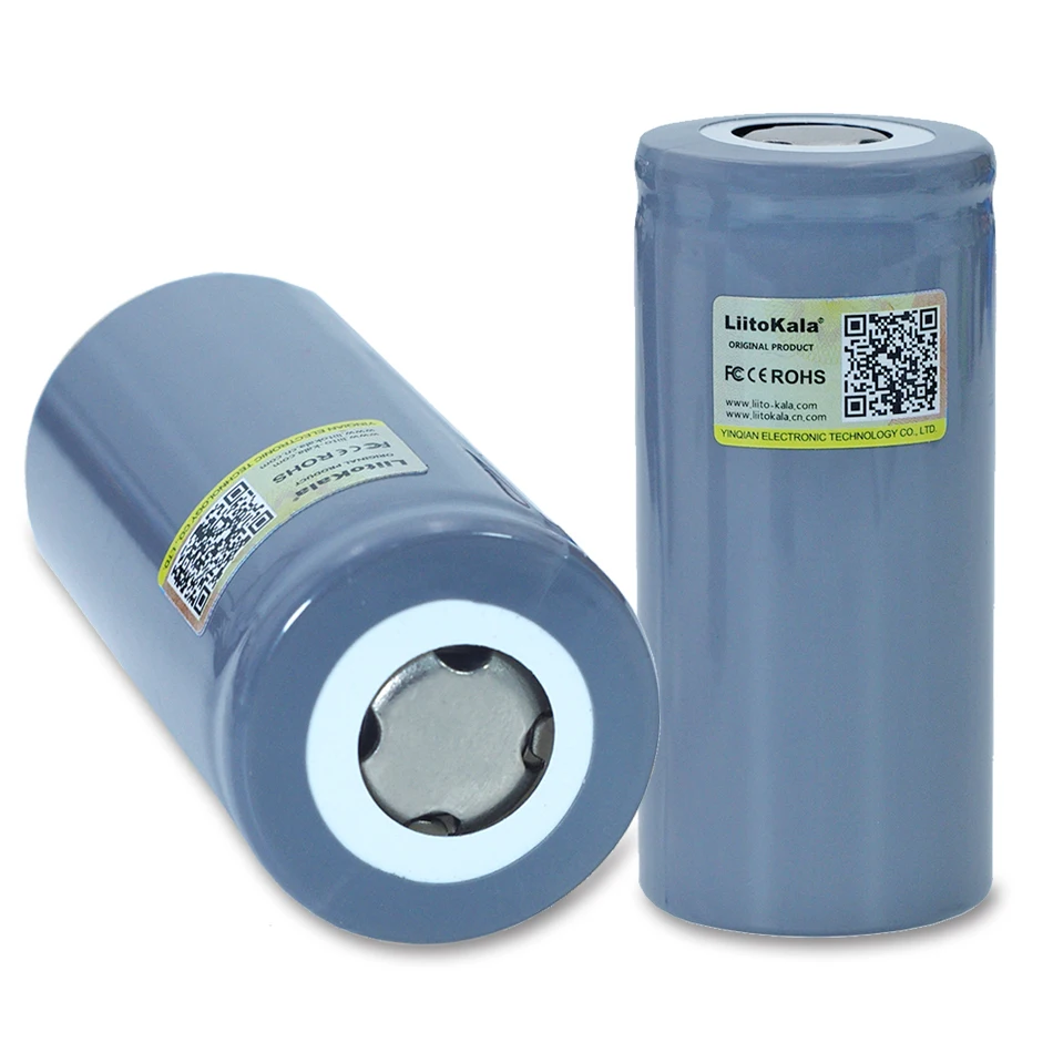 

LiitoKala 32700 3.2V 6500mAh LiFePO4 Rechargeable Battery Cell LiFePO4 55A Discharge Battery For Backup Power Flashlight