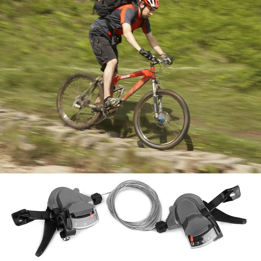 

3x9 27 Speed Switch MTB Bicycle Shifter Levers Brake With Shift Cable Bike Cycling Disc Handle For Bike Trekking Hot Sale Silver