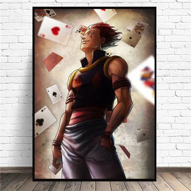 Аниме постер Hunter X Killua Zoldyck Kurapika Gon Freecss Hisoka Настенная картина Kawaii Декор для комнаты