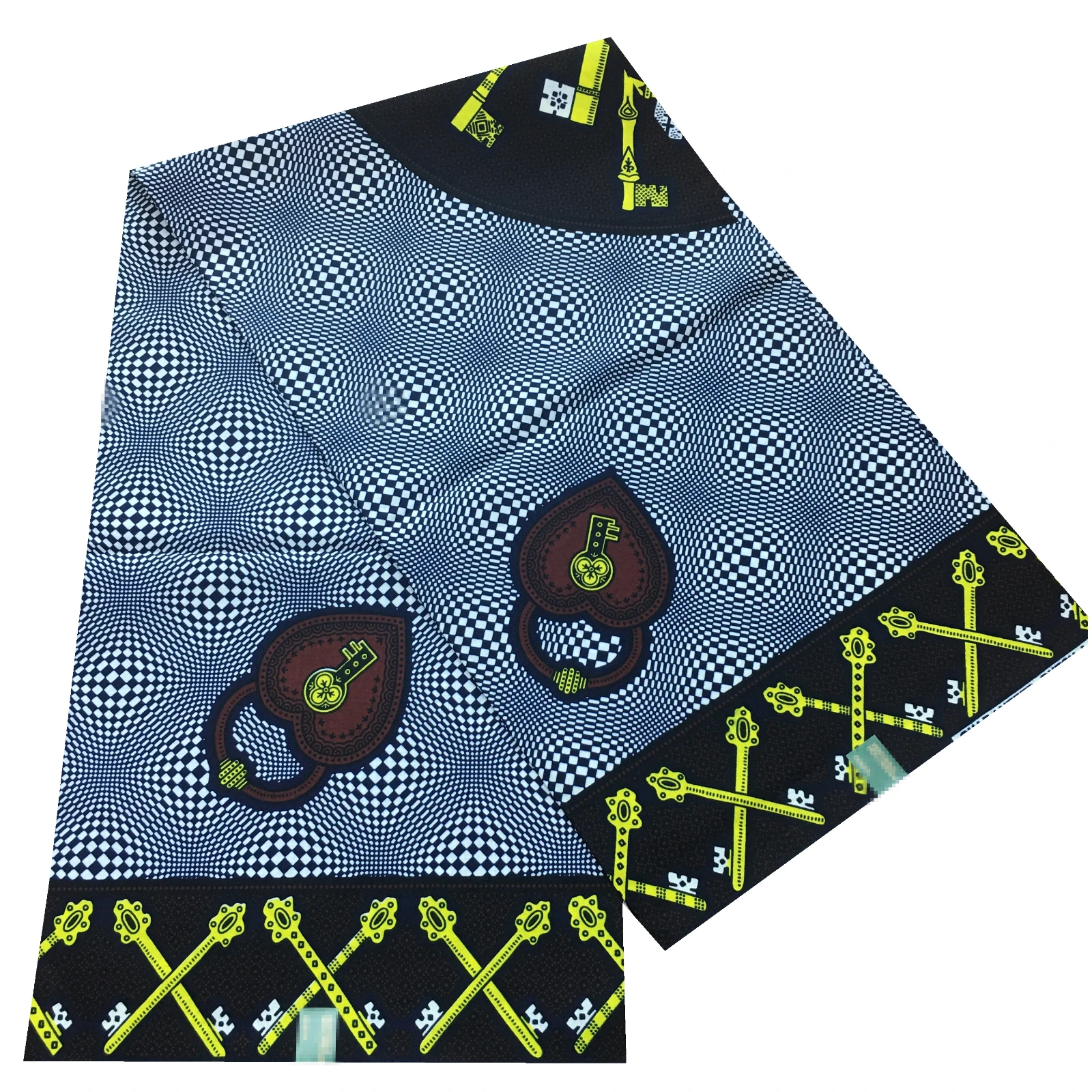 

New Arrival Veritable Wax Veritable Soft Latest 100% Cotton African Fabric Wax Veritable Style Real Pagne Print Tissu Wax 6 Yard