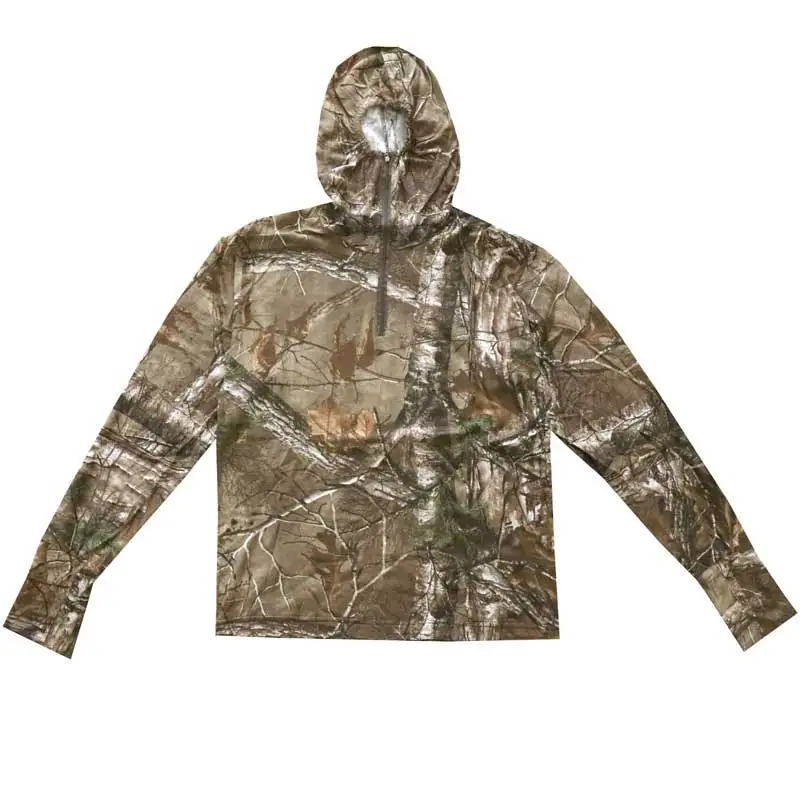 Мужская Летняя дышащая одежда для рыбалки охоты Солнцезащитная бионическая