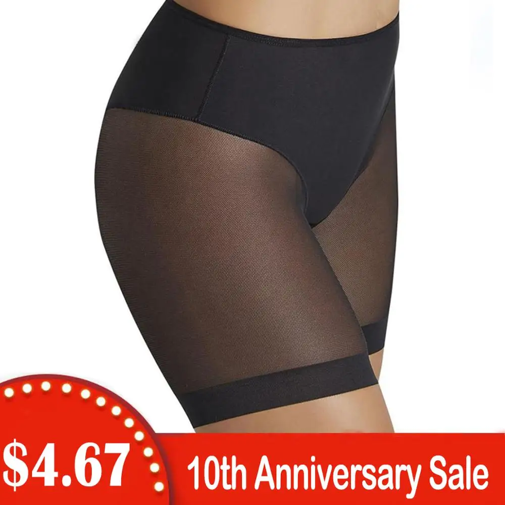 Женское нижнее белье безопасные короткие штаны шорты боксеры Femme высокая талия