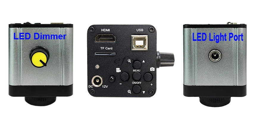 Универсальный тринокулярный микроскоп efix поворотный кронштейн 38 МП HDMI USB