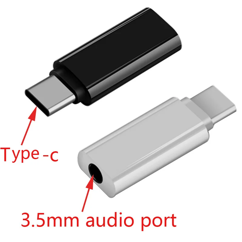 50-100Pcs Type c headset adapter type-c audio cable 3.5MM for Huawei Xiaomi mobile phone | Мобильные телефоны и