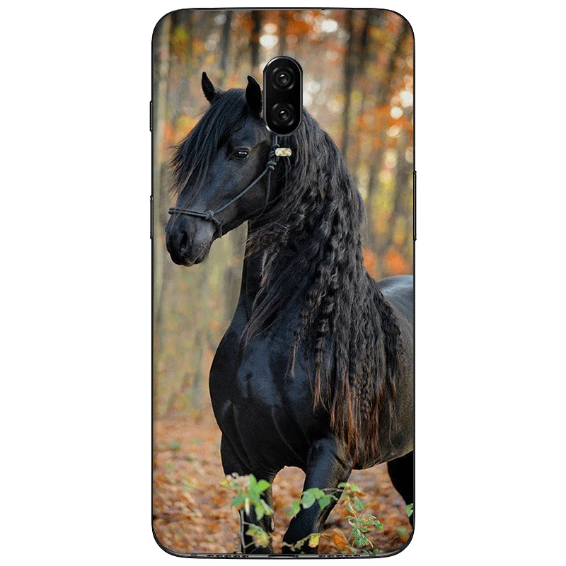 Mobile Cell Phone Case TPU for OnePlus 5 5T 6 6T 7 7T Pro Cover Cute beauty horse | Мобильные телефоны и аксессуары