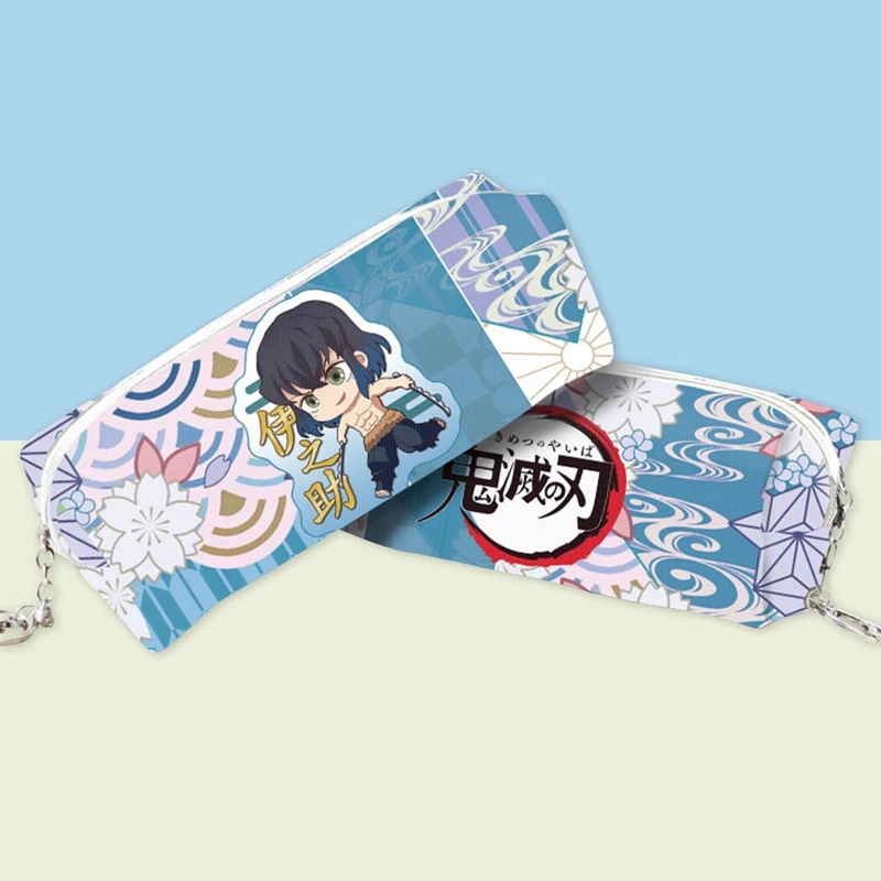 

Japan Anime Student Storage Pen Bag for Demon Slayer: Kimetsu No Yaiba Kamado Nezuko Pencil Case Office Cosmetic Cases