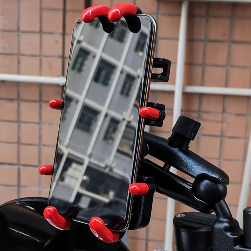 

2021 New 360 Rotation Universal Phone Motorcycle Rearview Mirror Mount Holder Bracket
