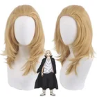 Парик для косплея манджиро Сано манейро из термостойких синтетических волос с шапочкой