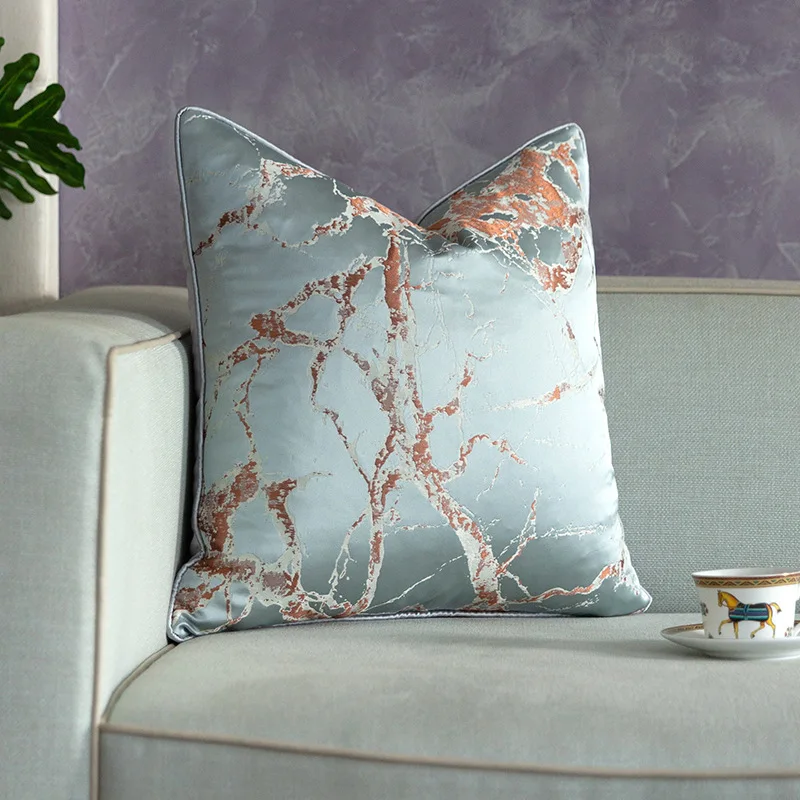 

Bubble Kiss Nordic Luxury Style Cushions Cover For Home Sofa Marble Pattern Bedding Pillowcovers Square Car Decor Pillows Case