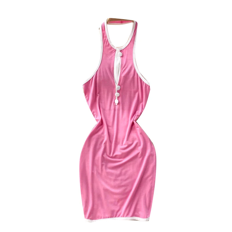 

Club Party Sexy Dress Women Summer Hollow Out Wrap Beach Dress Backless Elastic Bodycon Dresses Vacation Sling Sundress Female