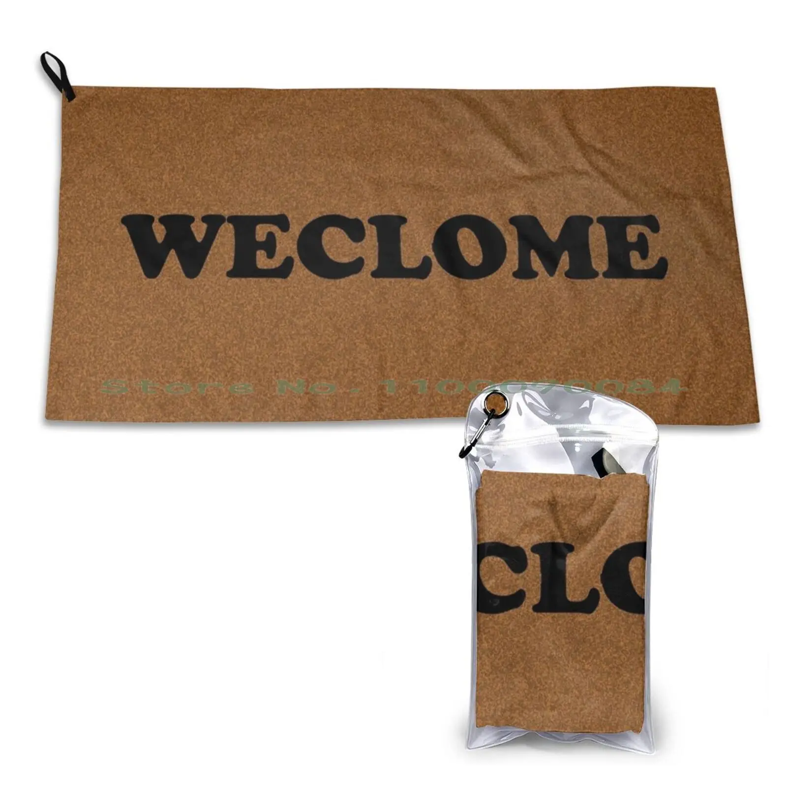 

Funny You Are Weclome ( Welcome ) Silly Slogan  2021 Karen-Anne Geddes Quick Dry Towel Gym Sports Bath Portable Van Gogh