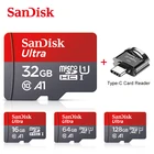 Адаптер Type-C SanDisk Ultra, 128 ГБ, 64 ГБ, 16 ГБ, карты памяти micro SD, 32 ГБ, класс 10, 80 , microSDXC, SDHC, 100% оригинал
