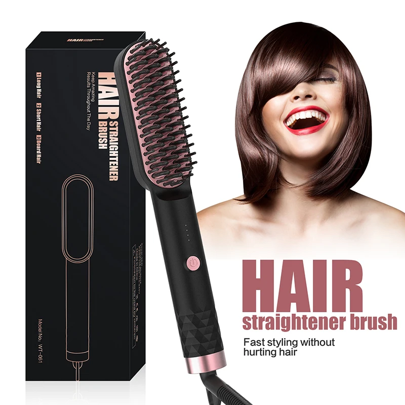 

Electric Styling Comb Straight Hair Beard Brush Multifunctional Massage Straight Hair Comb Curl Straight Style Tools