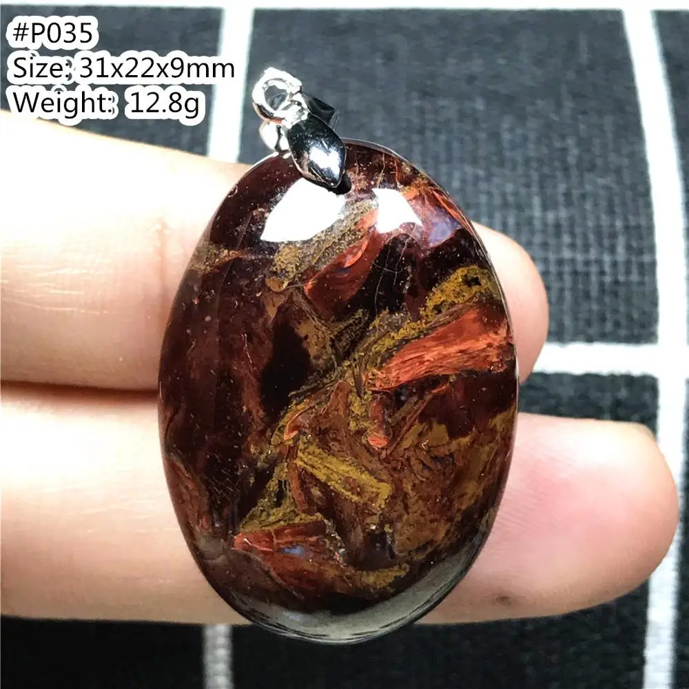 Цепочка с подвеской из натурального пьестерсита класса AAAAA|Подвески| |