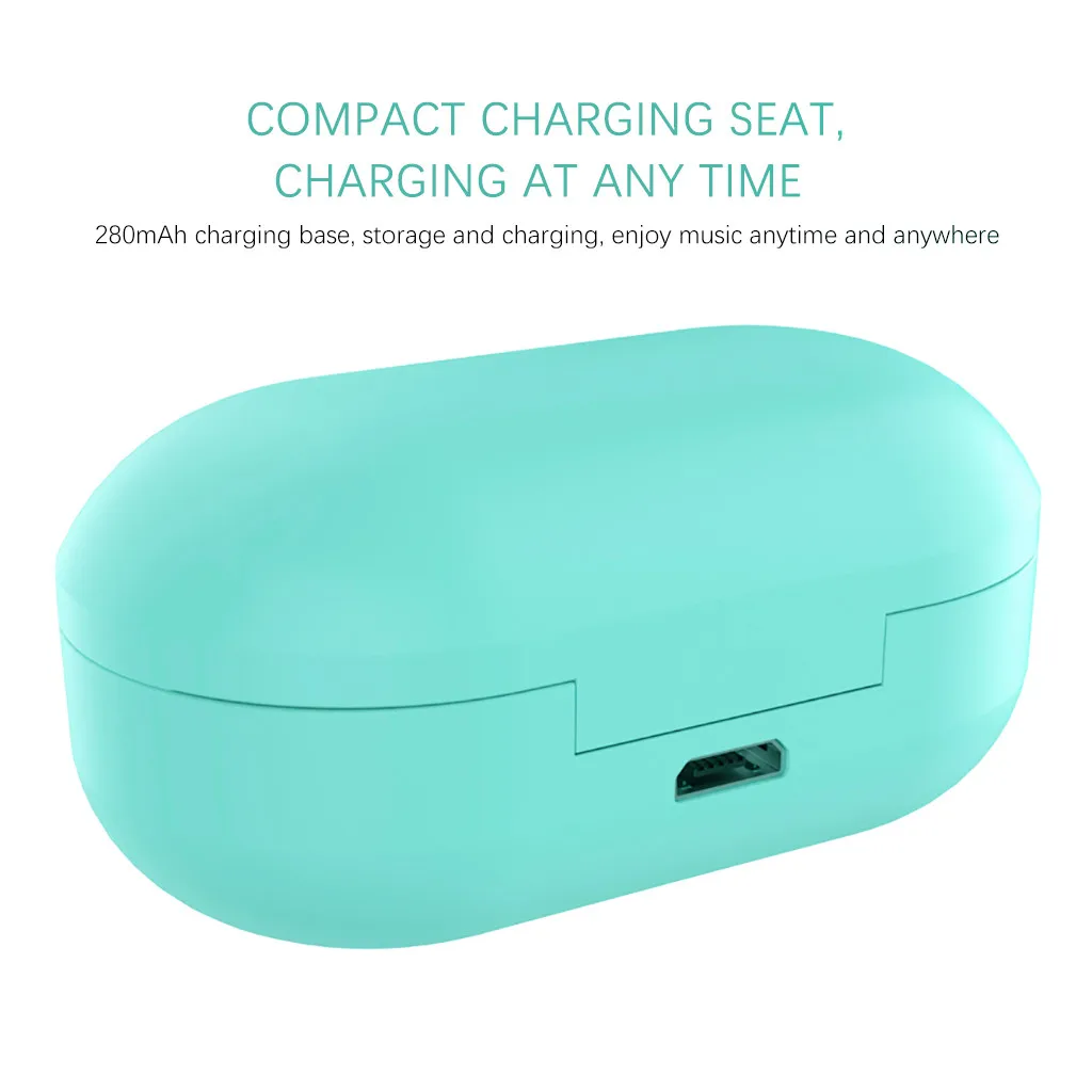 Mosunx T8 TWS стерео звук беспроводные мини наушники Bluetooth спортивные портативная