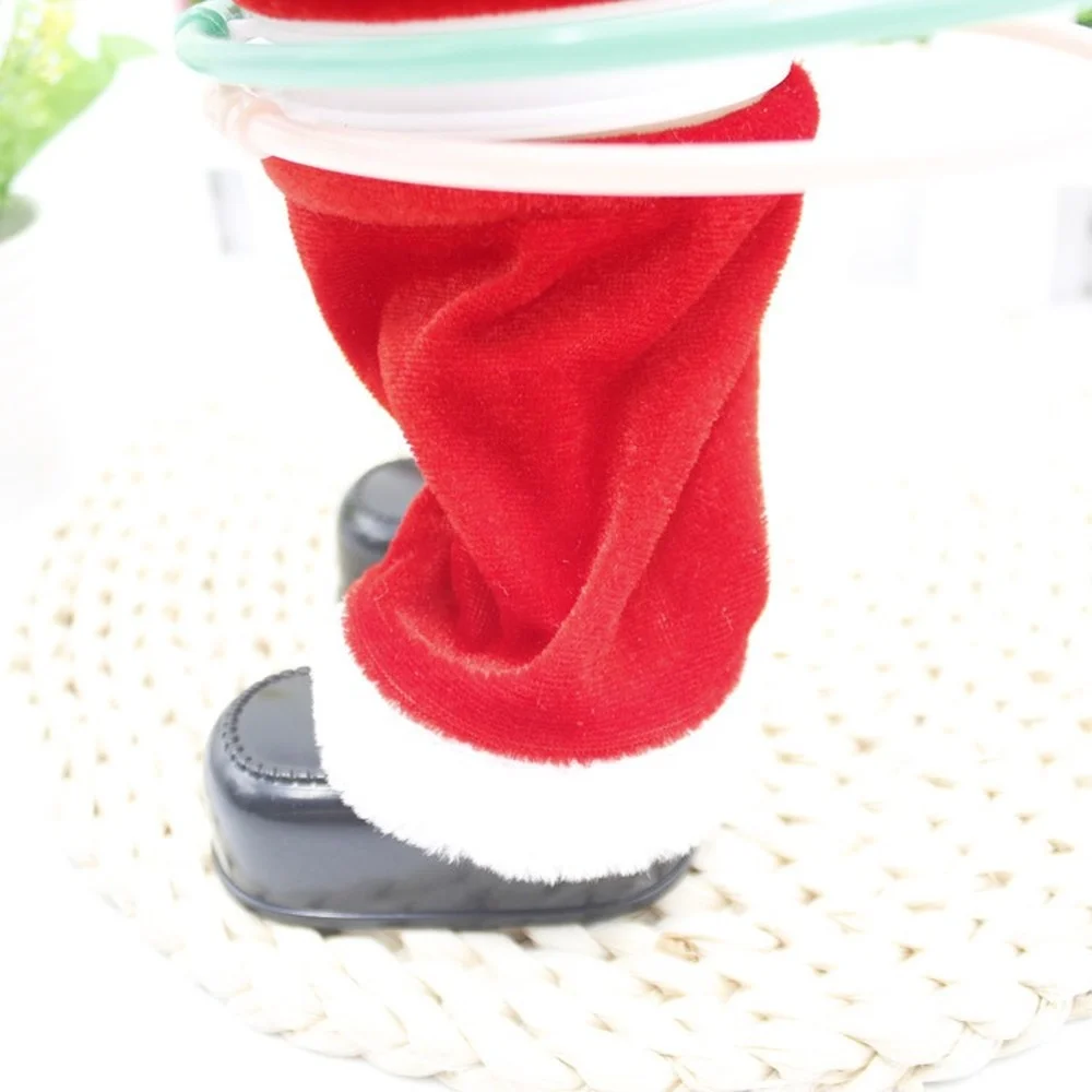 Санта-Клаус поворачивающийся хула-обруч электрическая Музыкальная кукла