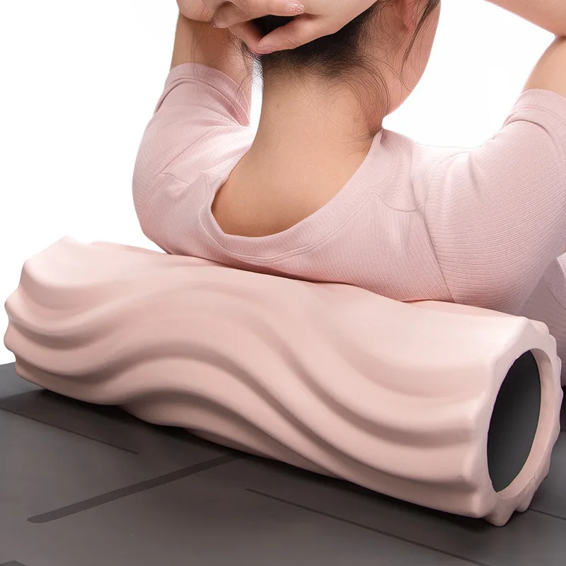 Массажный ролик для мышц пена средней плотности глубокий тканевый массажер тела