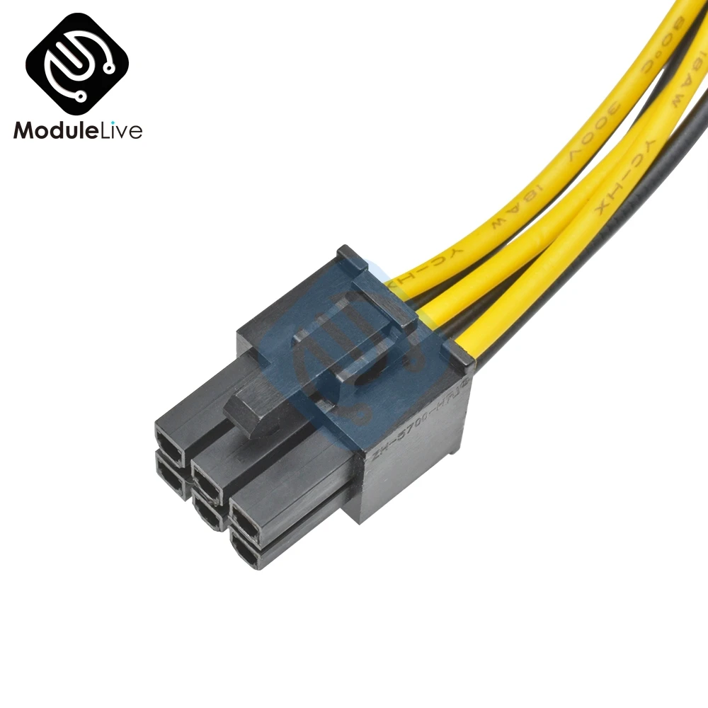 6 контактный Mini PCI E Male к Express Female удлинитель питания адаптер шнур