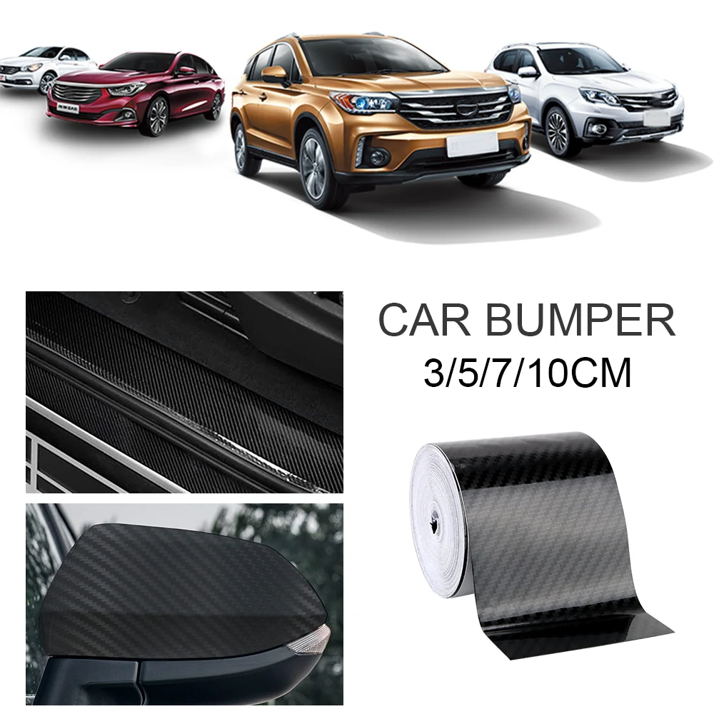 

Car Sticker Wrap Film Anti Scratch Tape Auto Door Sill Side Mirror Nano Carbon Fiber Waterproof DIY Paste Protector Strip