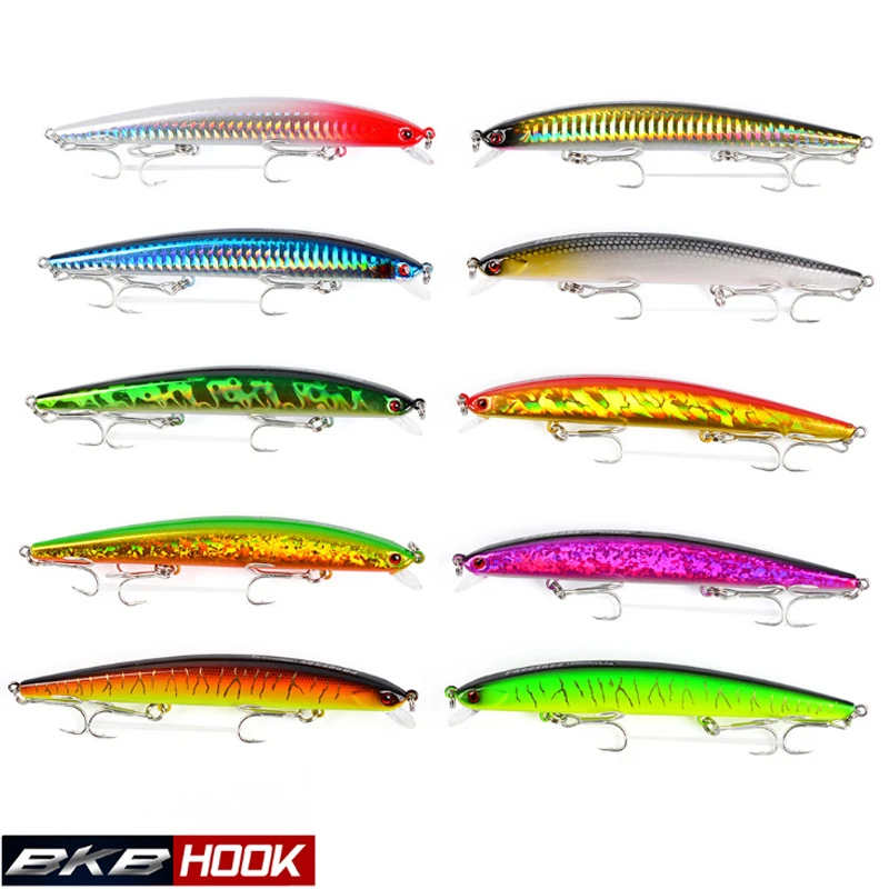 

Fishing Lure 125mm 13.5g 3D Eyes Crankbait wobbler Artificial Plastic Hard Bait Fishing Tackle
