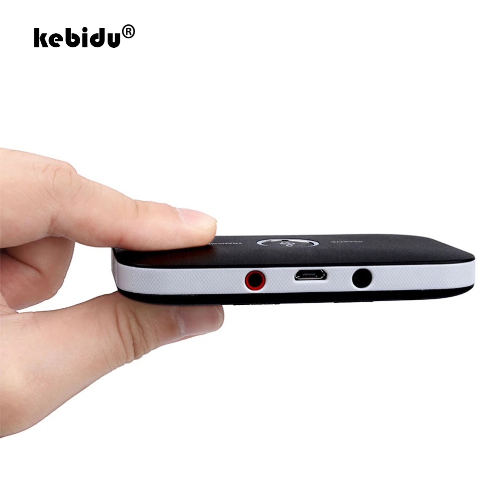 Аудиопередатчик kebidu Aux 3 5 мм Hifi B6 Bluetooth 0 беспроводной A2DP аудио адаптер Портативный