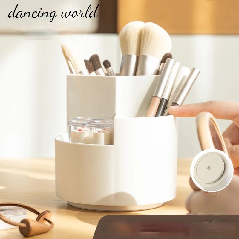 

Многофункциональный 3 сетки 360 градусов вращающийся настольная подставка для ручек Органайзер большой Ёмкость пенал для карандашей школьн...