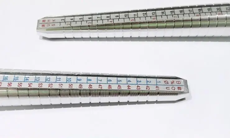 

4-Scale Ring Measuring Stick EUR US JAPN HK SIZE ring gauge jewelry tool