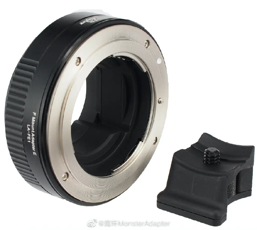 Переходное кольцо Monster LA-FE1 для объектива камеры Nikon F крепления Sony E A9 A7II A7III A9II a7r4
