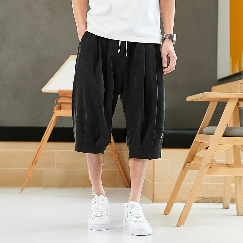 

2021 New Streetwear Men's Shorts Casual Big Size Cargo Shorts Men New Bermuda Knee Length Male Short Trousers SIZE 6XL-8XL