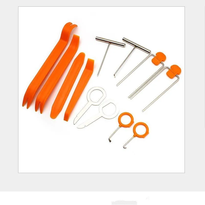 12 шт./компл. двери автомобиля Панель аудио демонтировать удалить инструменты для