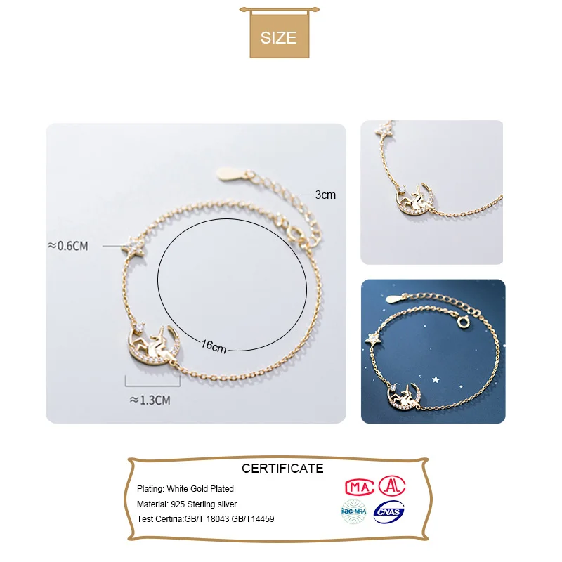 Женский минималистичный браслет Trusta из подлинного серебра 925 пробы с золотым