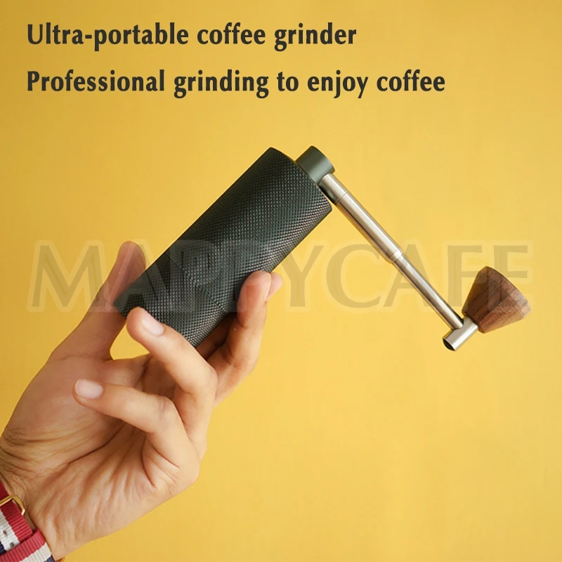 安い Timemore栗ナノポータブル折りたたみマニュアル研削盤ハンド鋼コアステンレスコーヒー豆ナッツグラインダー