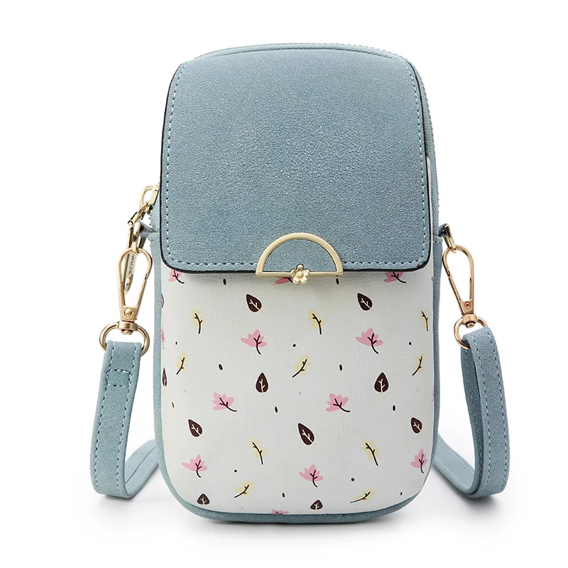 

Leisure pu leather crossbody zipper purse ladies stylish zipper wallet woman sling bags fashion hand bags