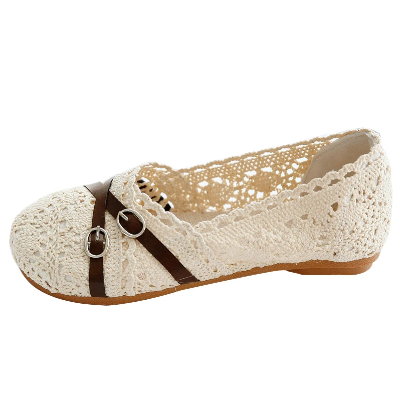 Careaymade-Literature art model women's shoes belt buckle mesh breathable sandals college wind Department leisure shoes