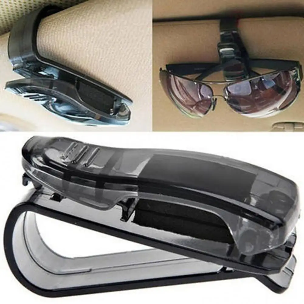 

Hot Sale Fastener Car Accessories Sun Visor Sunglass Eyeglasses Glasses Card Pen Abs Portable Clip Ticket Holder Stand 1Piece