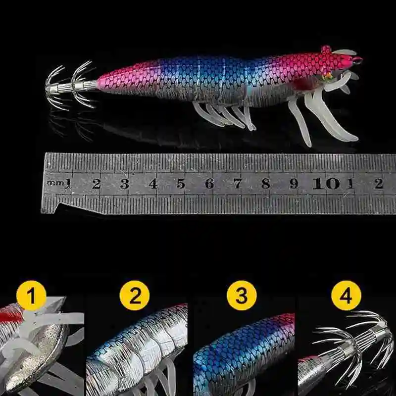 

Hot 3d Bionic Shrimp Bait Three-color Choice With Luminous