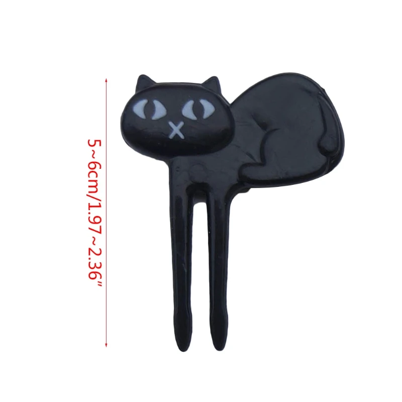 Новинка 10 штук милая фотография пирог зубочистки пищевые палочки формы черного