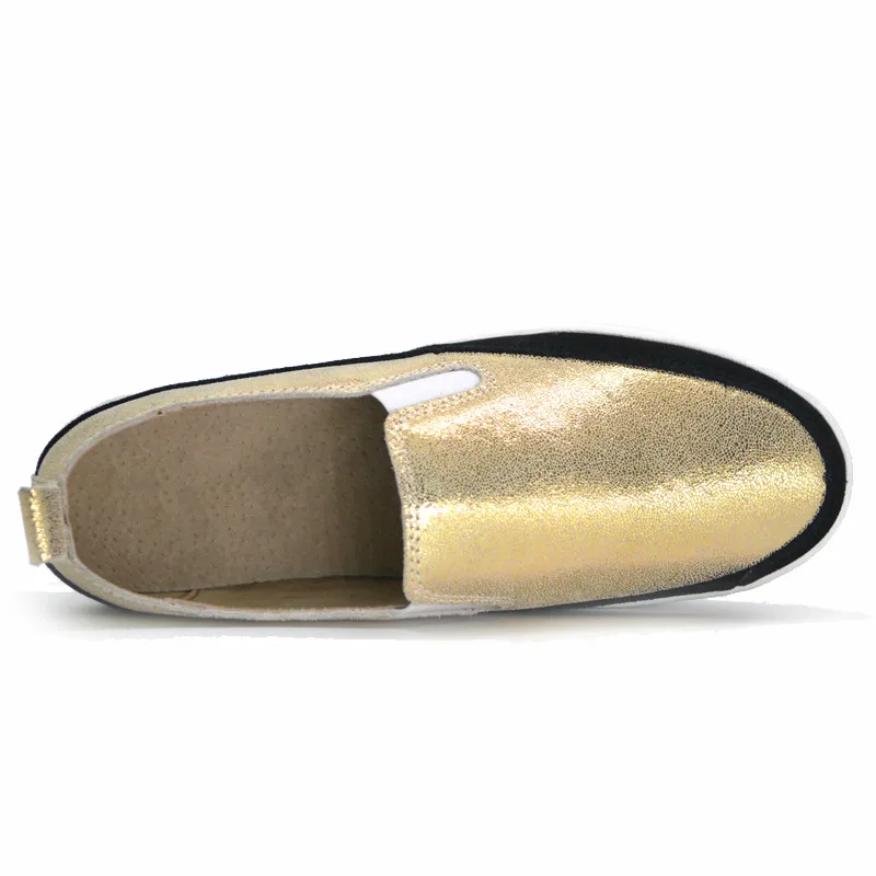 2019 г. осенняя Женская замшевая обувь на плоской подошве без шнуровки платформе