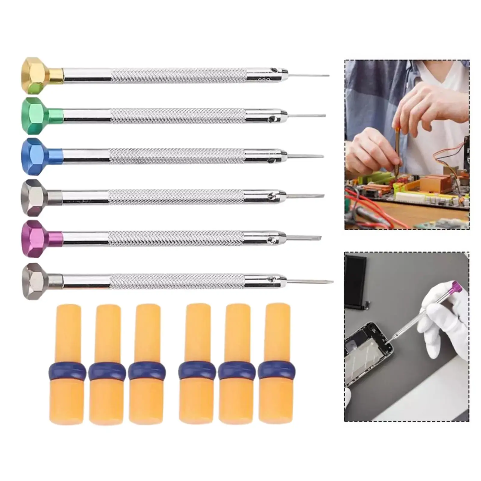 

Steel Screwdriver for Watch Repairing Portable Watch Tools Band Removal Watchmaker Tools
