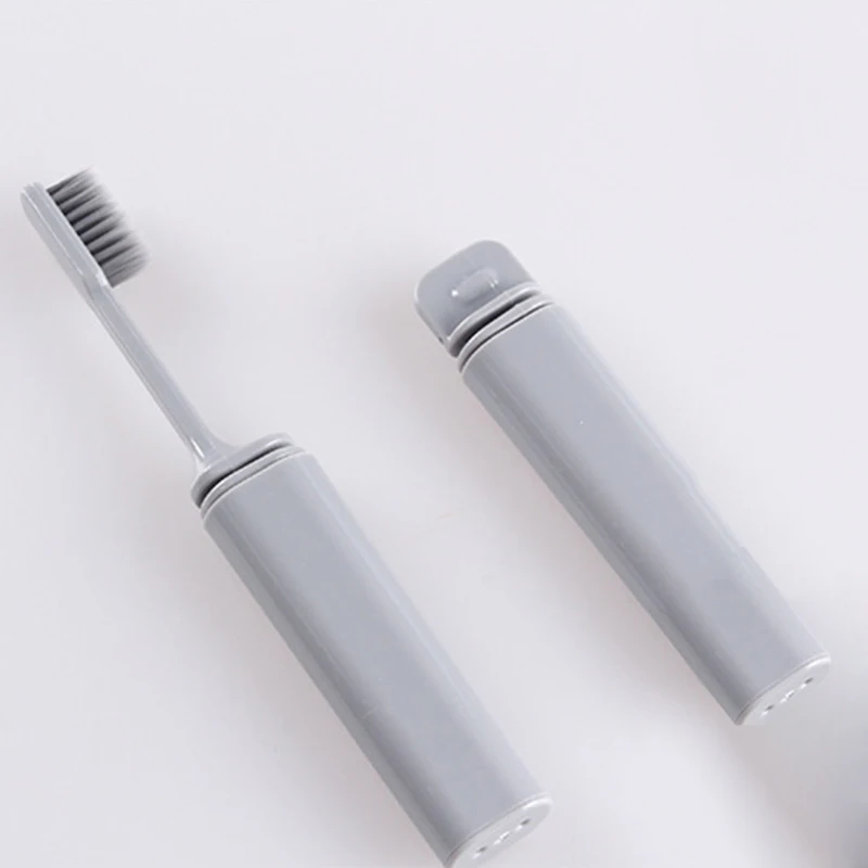 Складная Мягкая зубная щетка с древесным углем 1 шт. для ухода за зубами уход