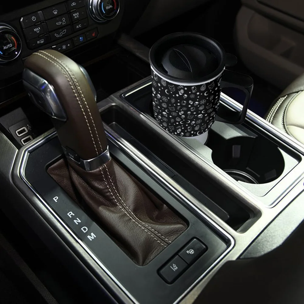 Черная ведьма череп Луна гадание Путешествия Кружки тумблеры путешествия кружки