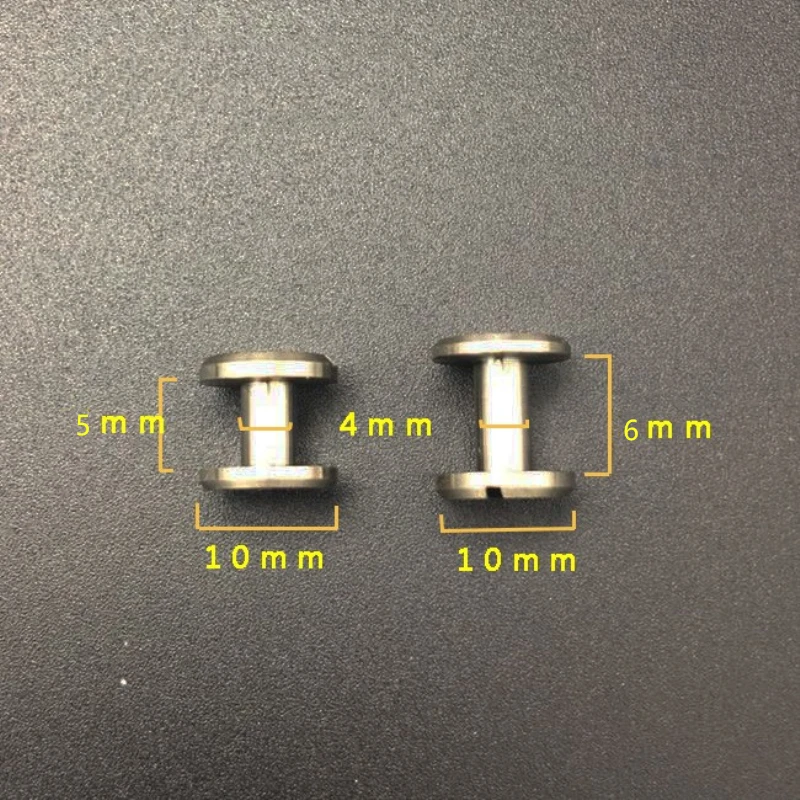 Титановый винт TA1 с плоской головкой для пряжки ремня 3 шт. в комплекте| |