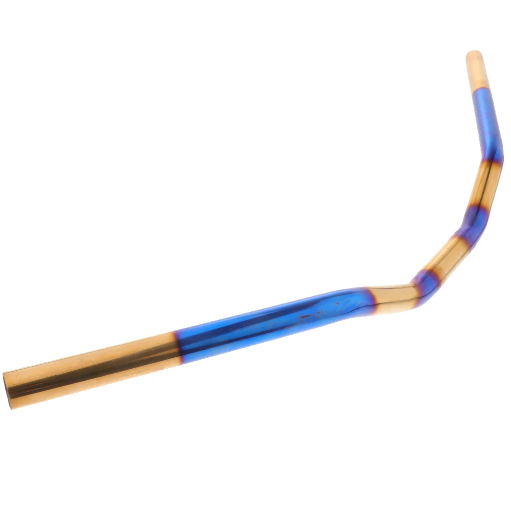 

Handlebar Motorcycle 22mm Motorcycle Resistance Handlebars Curved Low Made Of Iron, More Resistant And More Durable - Blue Gold