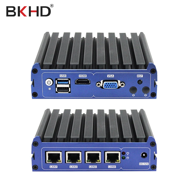 Мини-компьютер Intel Celeron J3160 J3455 J1900 Quad Core Pfsense OpenVPN IPsec PPTP 4LAN брандмауэр Openwrt X86 Sophos Vyos |