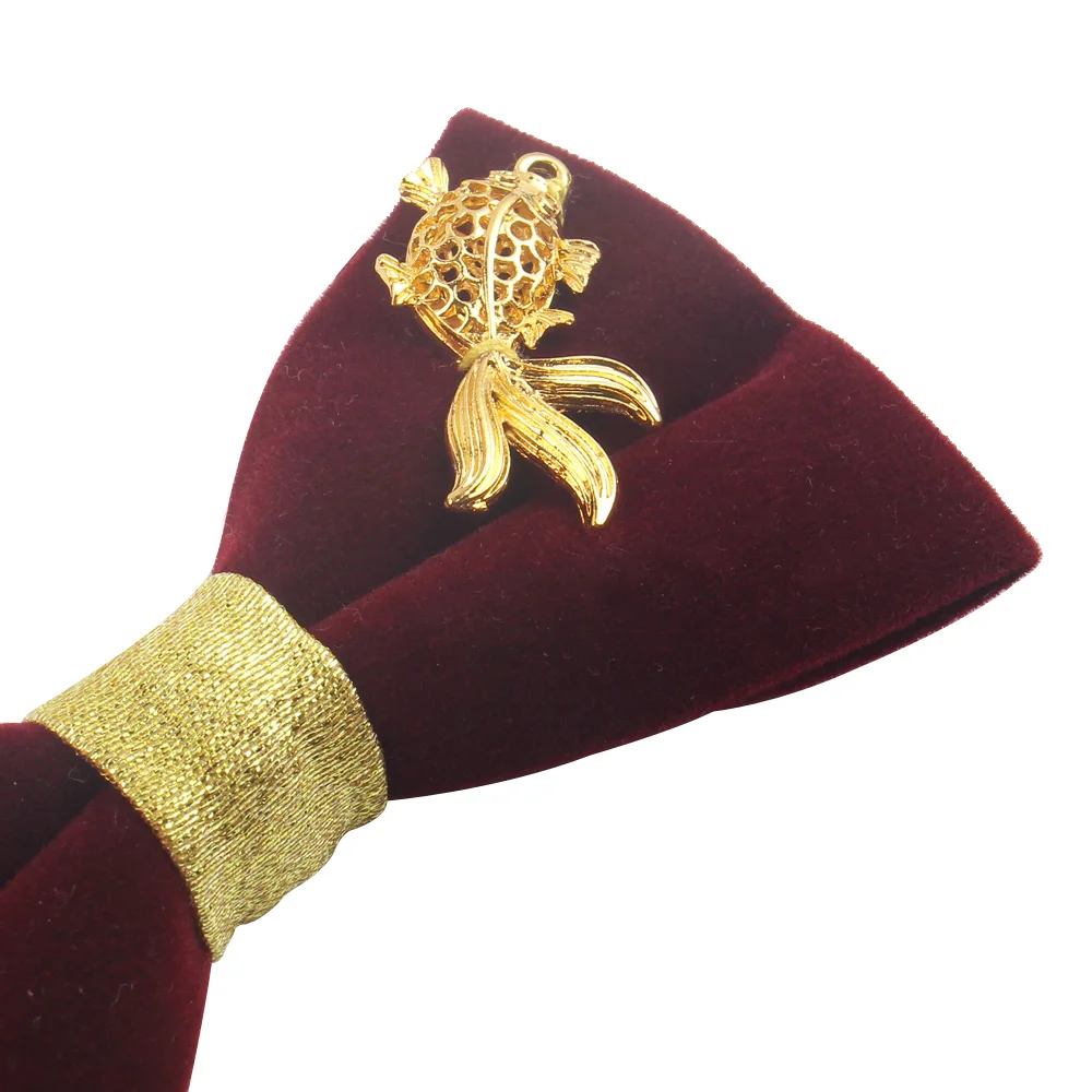 Винно красный галстук бабочка ручной работы для мужчин и женщин классический