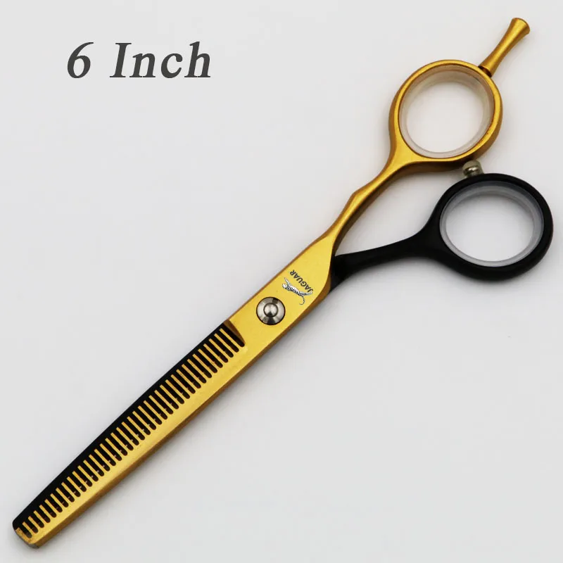1 pcs 5,5/6 дюймов Профессиональные Парикмахерские ножницы набор резки/филировочные Парикмахерские ножницы Высокое качество индивидуальность золотой и черный - Цвет: 1 pcs