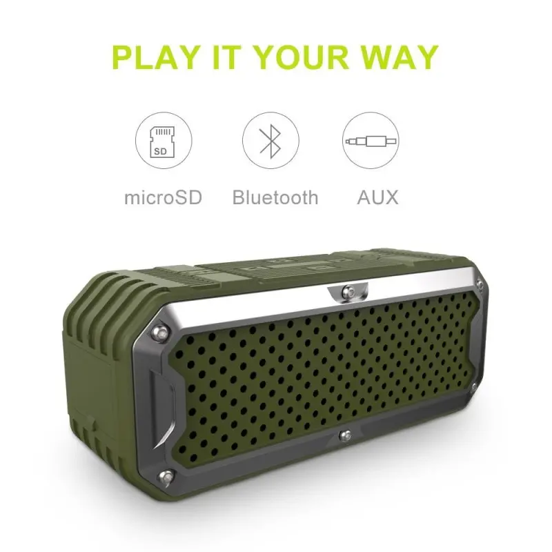 ZEALOT S6 наружная мощная Колонка Bluetooth бас водонепроницаемый звук бомба портативные bluetooth-динамики Hifi стерео аудио сабвуфер